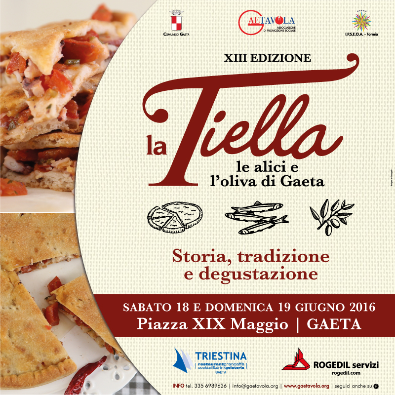 La Tiella, le alici e l'oliva di Gaeta Edizione 2016